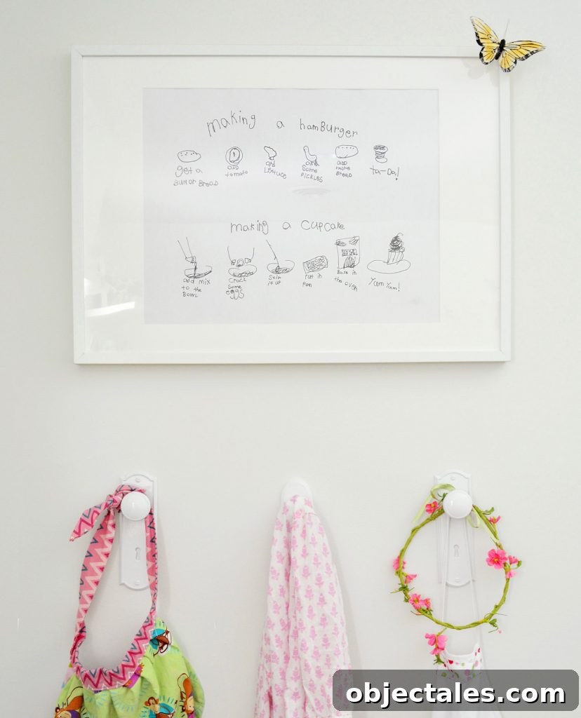 Large-scale kid artwork display