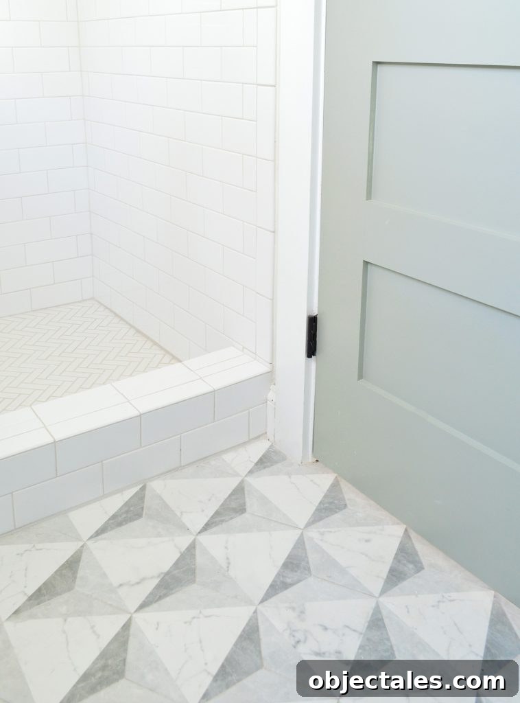 Bathroom tile and shower details