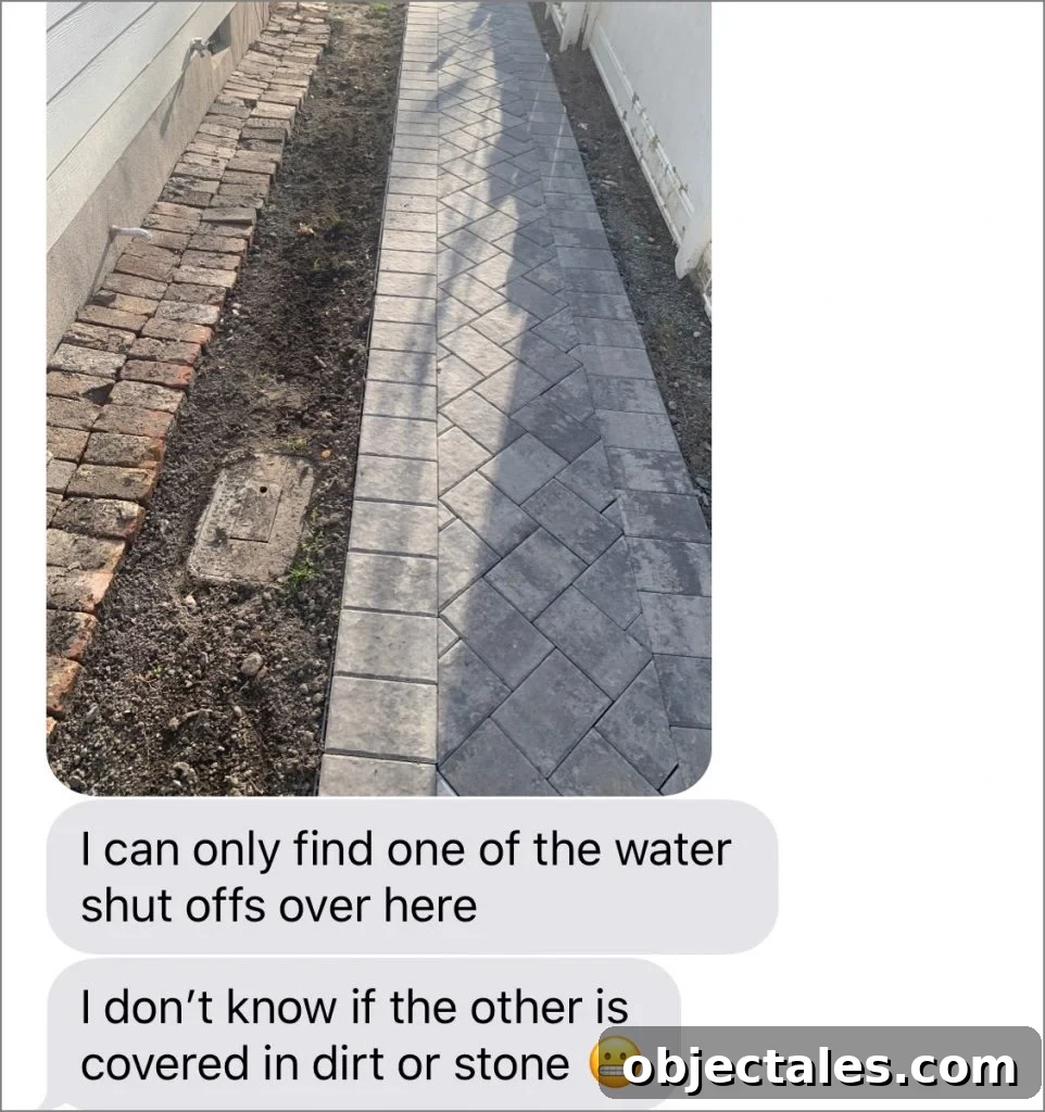 Why Ikea Wasn't Good Enough for Our Kitchen 2 Exposed water shut off valve