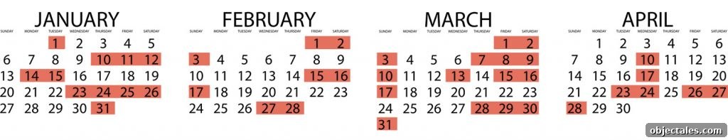 Calendar tracking trips to the duplex