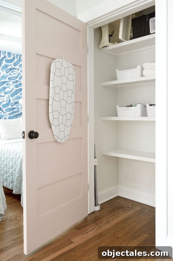 Duplex Hallway Linen Closet Open Organization