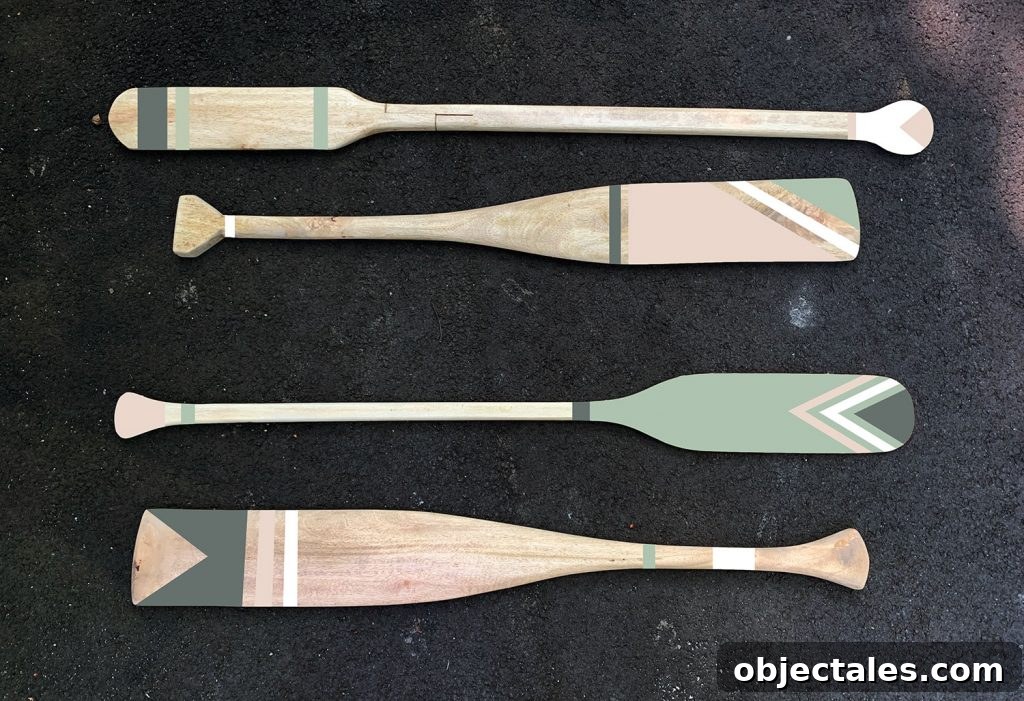 Decorative Oar Painting Ideas for Beach House Decor 8 img 91759 8