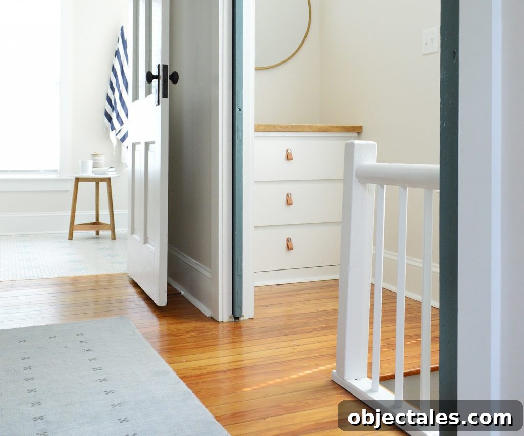 Shared dresser in small house