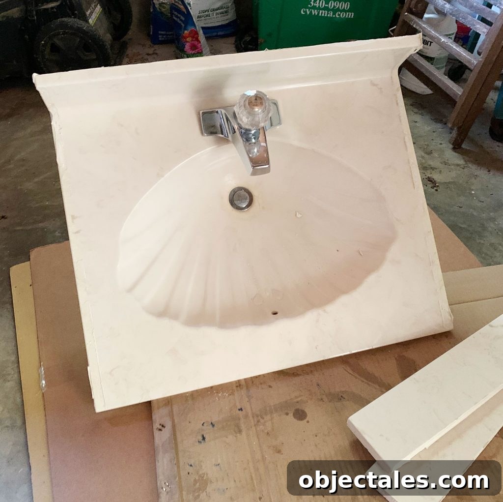 How to Start a Bathroom Renovation: Planning and Budget Tips 10 Seashell shaped sink to be removed