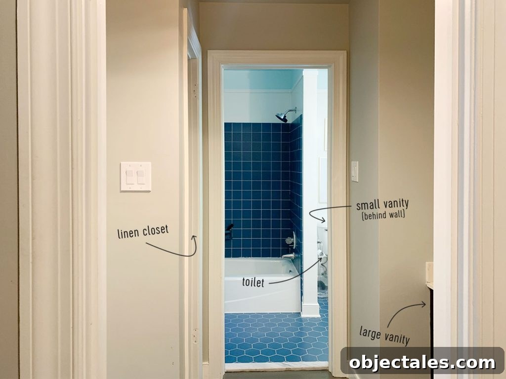 How to Start a Bathroom Renovation: Planning and Budget Tips 7 Labeled photo of bathroom layout