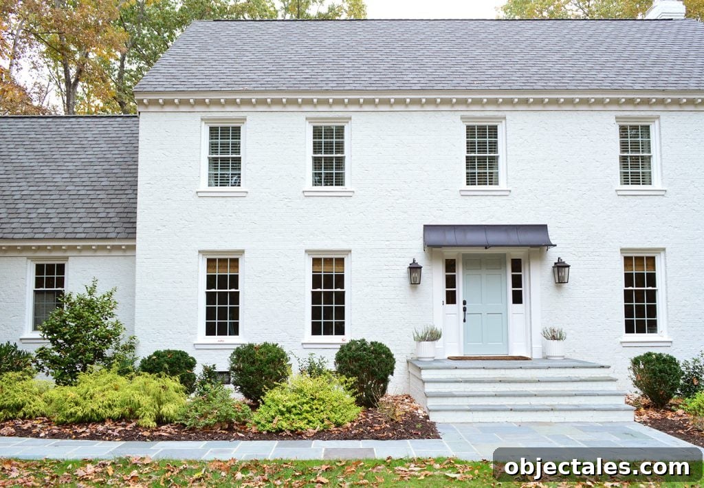 What We Changed After Painting Our Brick House White 8 img 92932 12
