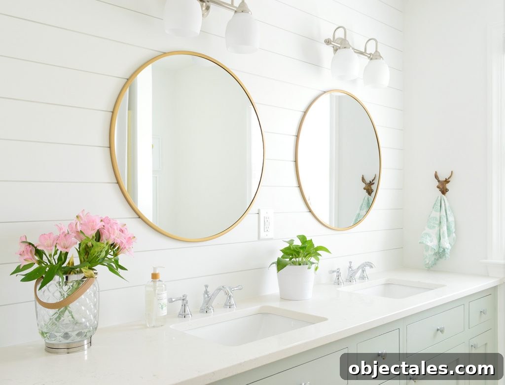 Bright refreshed bathroom