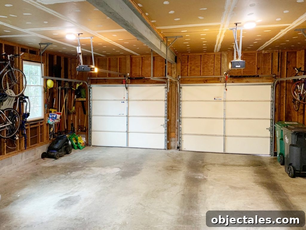 The Costly Mistake We Made Before Listing Our House 2 Clean empty garage