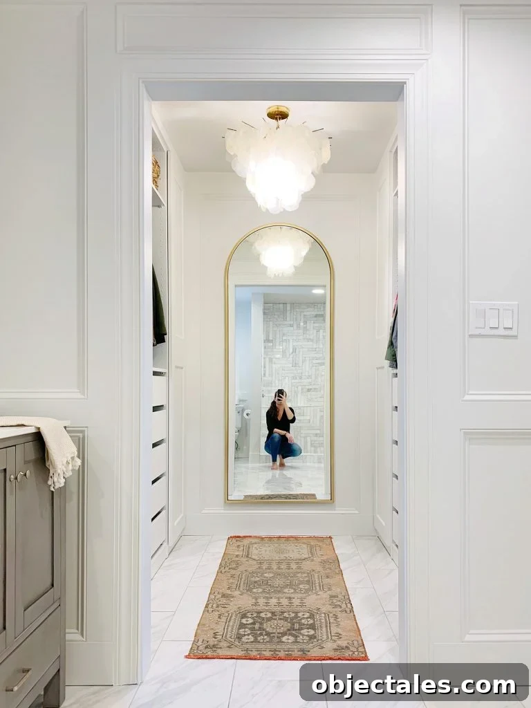 Runner in closet