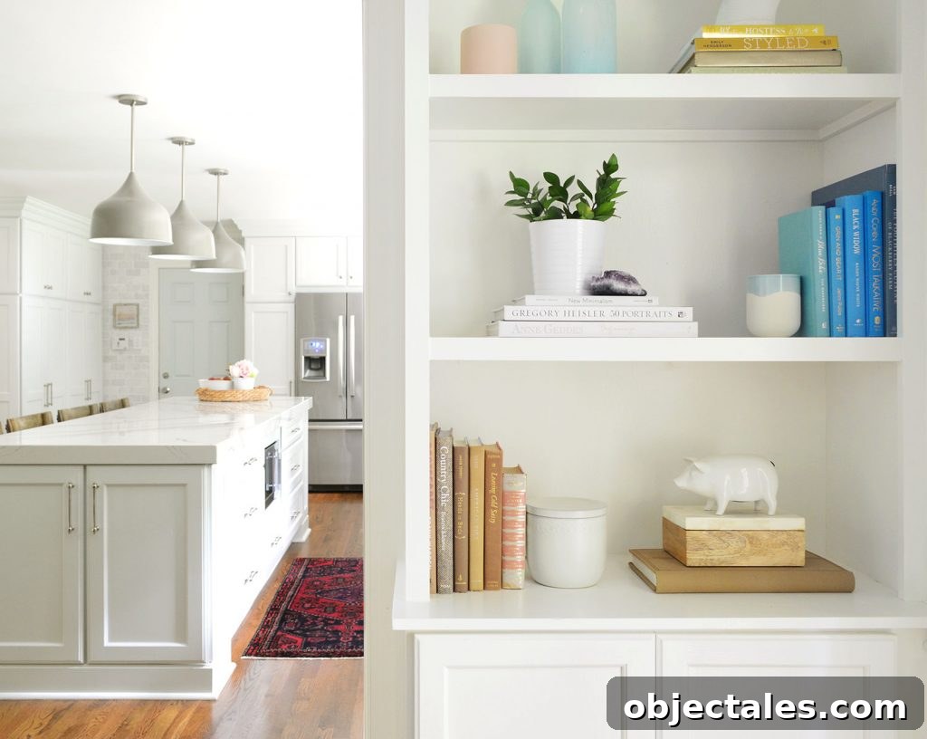 House interior showing a simplified living space