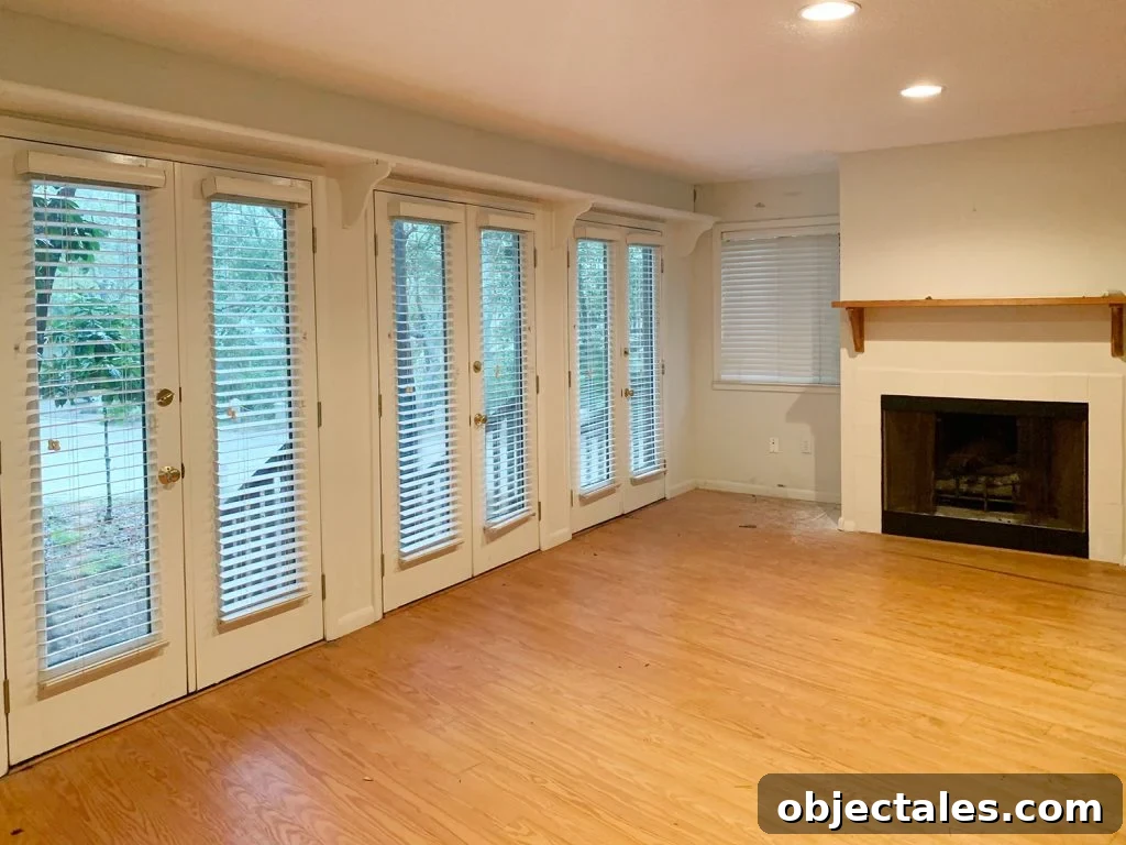 Refinish Pine Floors for a Beachy, Coastal Style 3 Before refinishing pine floor