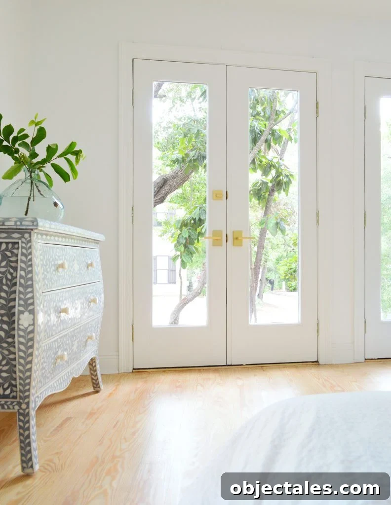 Refinish Pine Floors for a Beachy, Coastal Style 7 Sealed and topcoated pine floor close-up