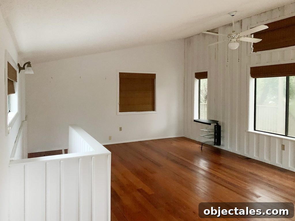 Refinish Pine Floors for a Beachy, Coastal Style 8 Before heart pine upstairs