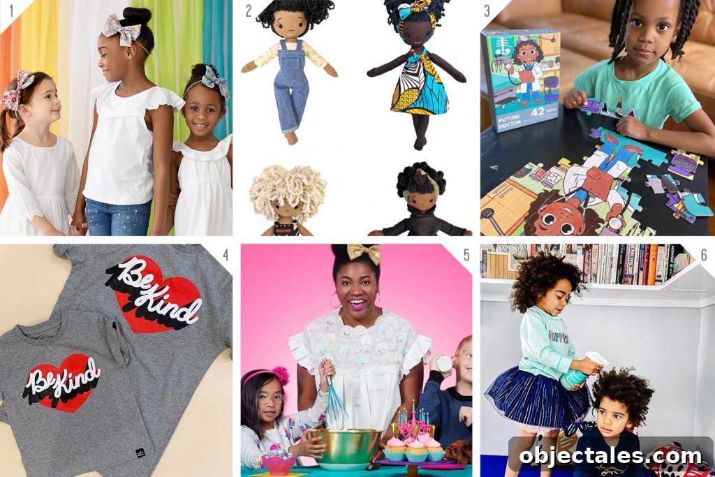Numbered Grid of Black Owned Kids Baby Pets Businesses