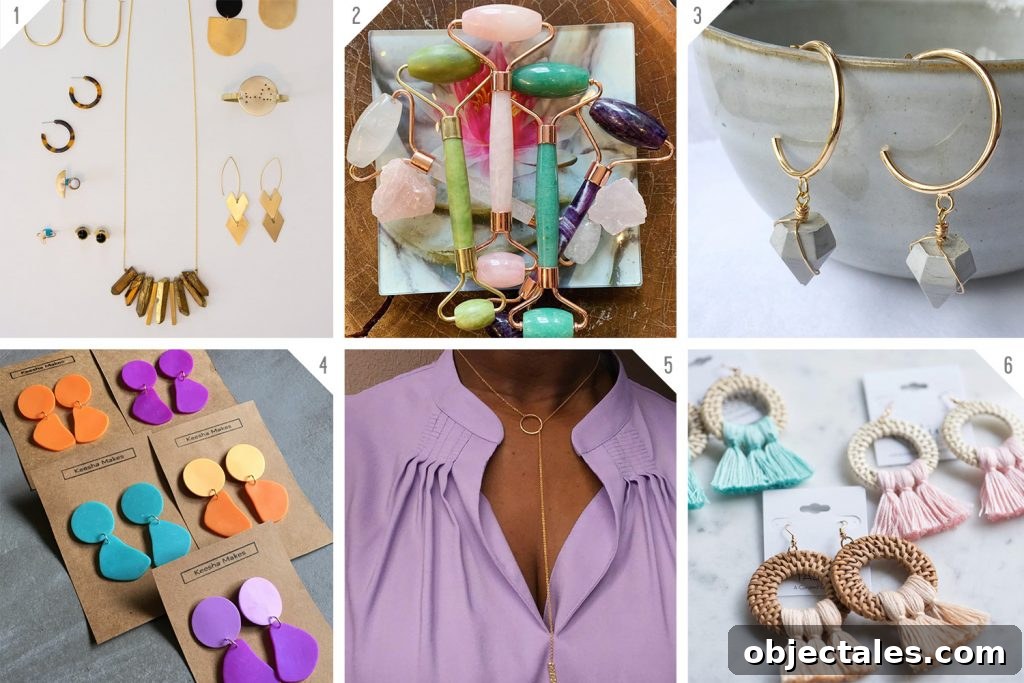 Numbered Grid of Black Owned Jewelry And Crystal Businesses