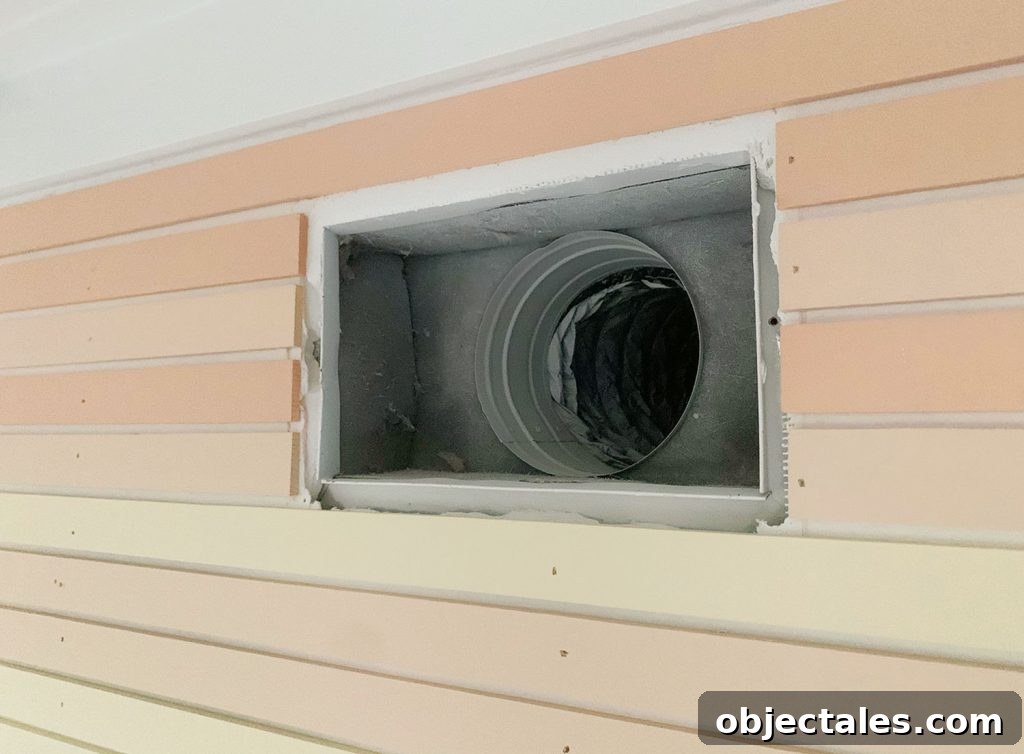 How to Create a Colorful Wood Accent Wall 15 Wall Vent Cover Removed To Show How Wood Was Cut Around Obstruction