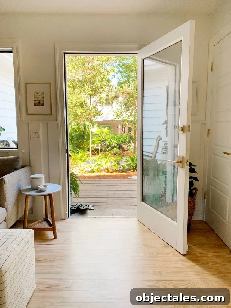 Find the Perfect Loveseat for Your Sitting Room 15 Open front door with lots of clearance
