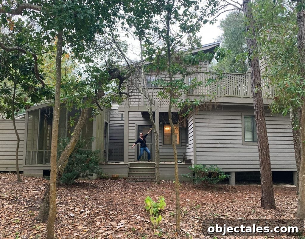 Before and After Home Photos: 14 Months of Renovation 2 Sherry On Porch Of Our Florida Before Move In
