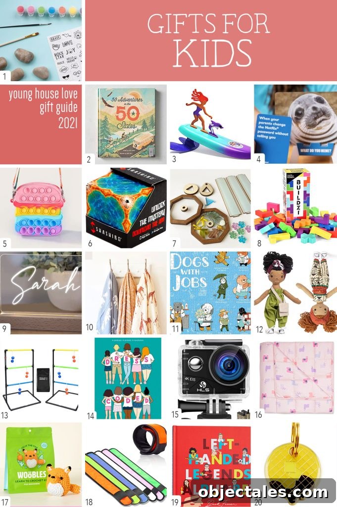 Holiday Gift Ideas 2021: Gifts for Everyone 4 Young House Love Holiday Gifts for Kids Collage 2021